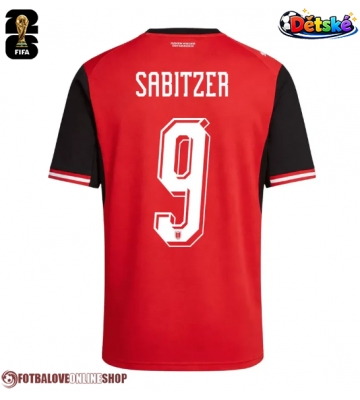 Rakousko Marcel Sabitzer #9 Domácí dres komplet pro Děti MS 2026 Krátkým Rukávem (+ Krátké kalhoty)